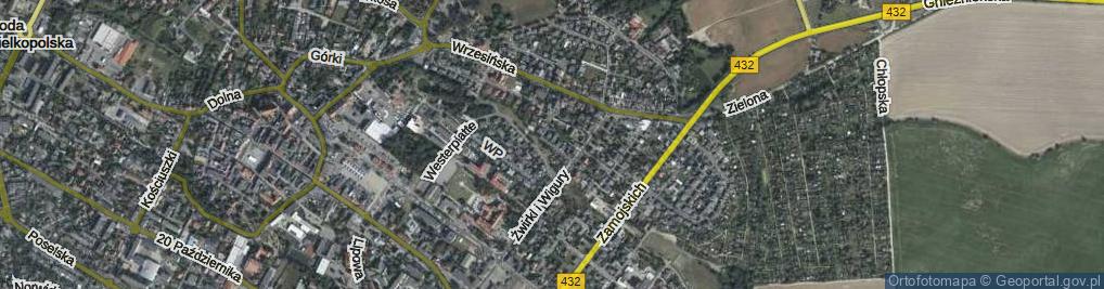 Zdjęcie satelitarne Trąmpczyńskiego ul.